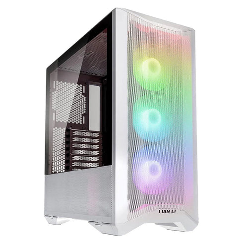 Lian Li Lancool II Mesh White (3x 120mm ARGB Fans Included) - Anigma